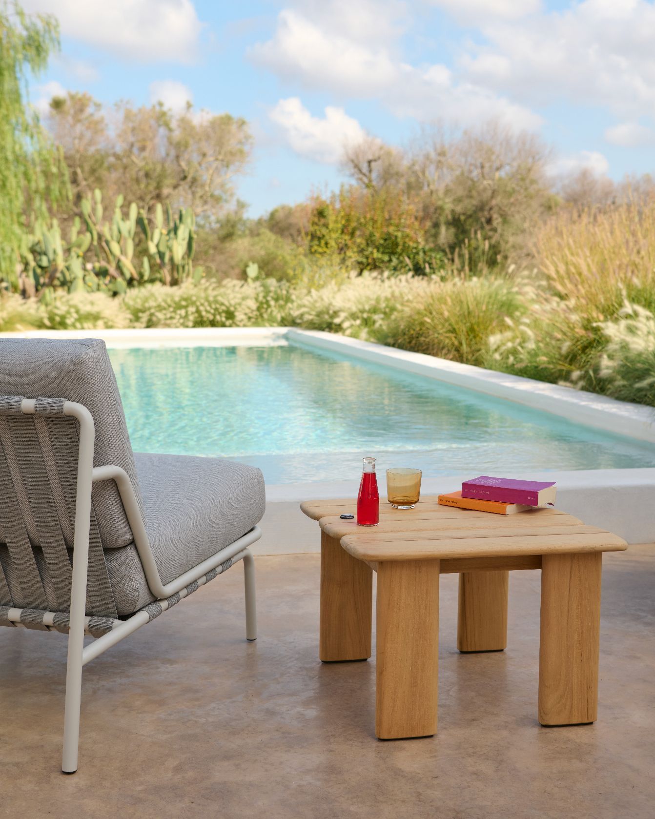 Assemble Coffee Table Table basse 55x55 cm Teck Outdoor Muuto 