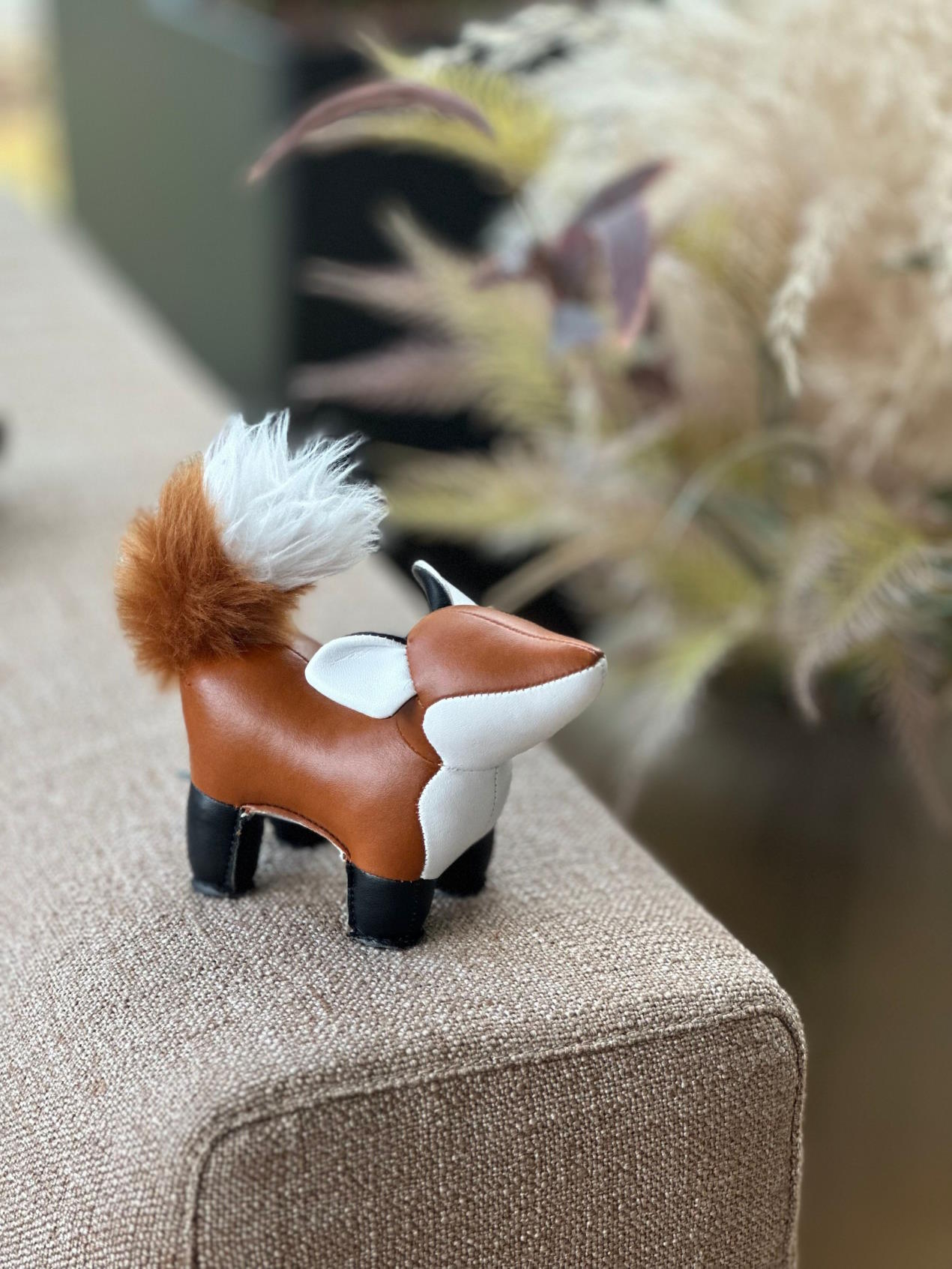 Presse-papiers Renard Furi Tan/Blanc Züny