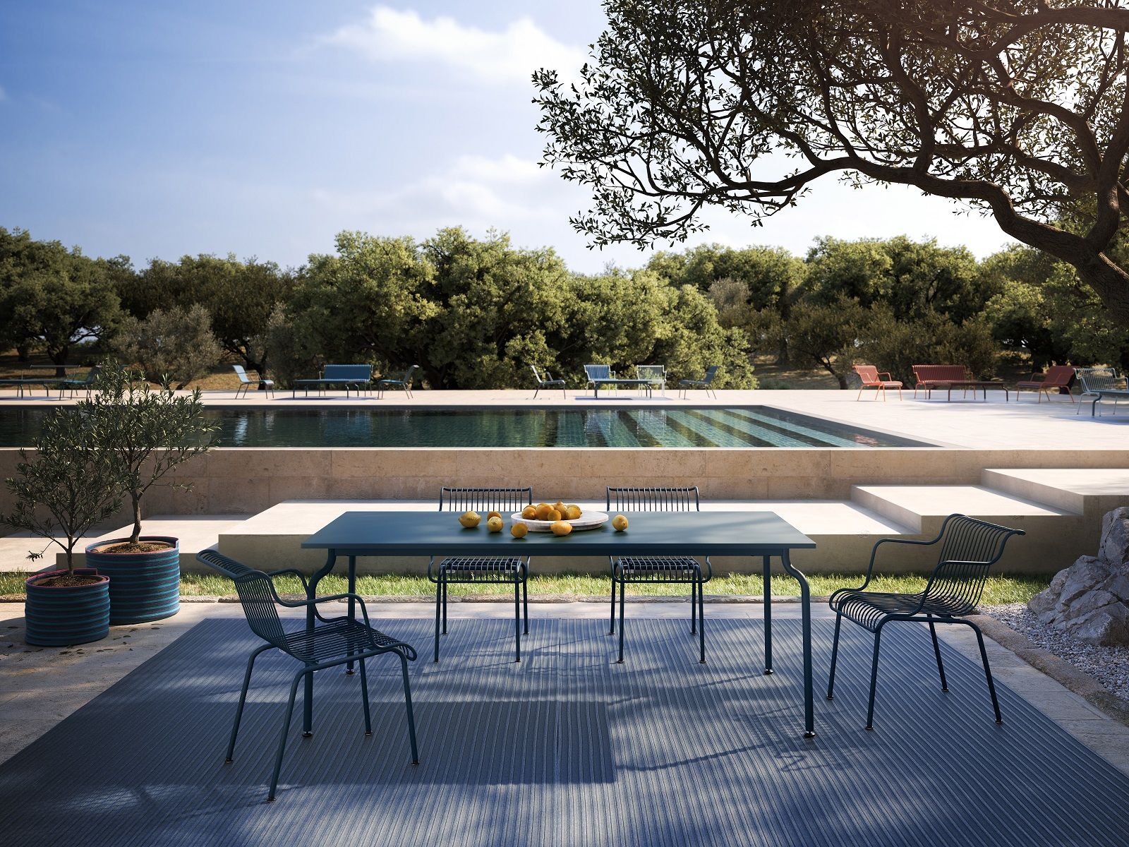 South Outdoor Table Table à manger Magis