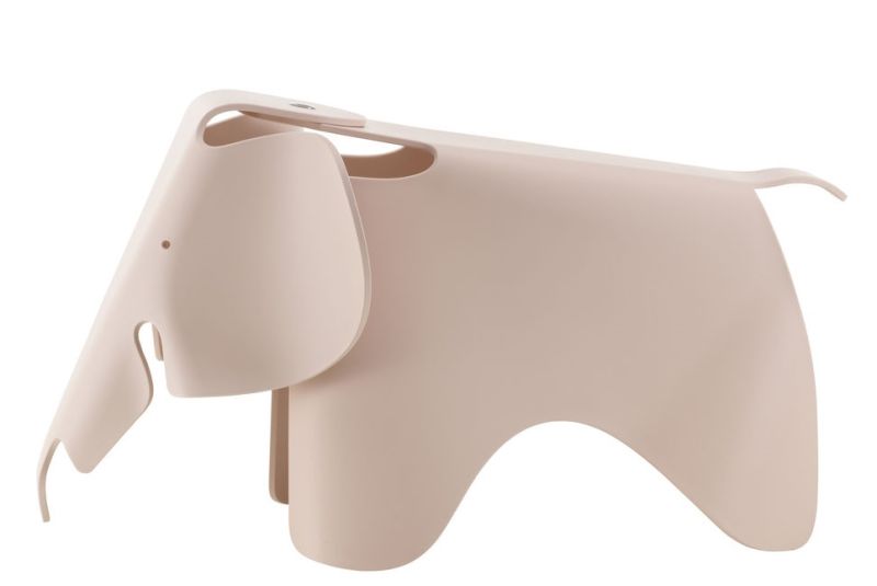 Eames Elephant Tabouret RE Vitra Rose pâle
