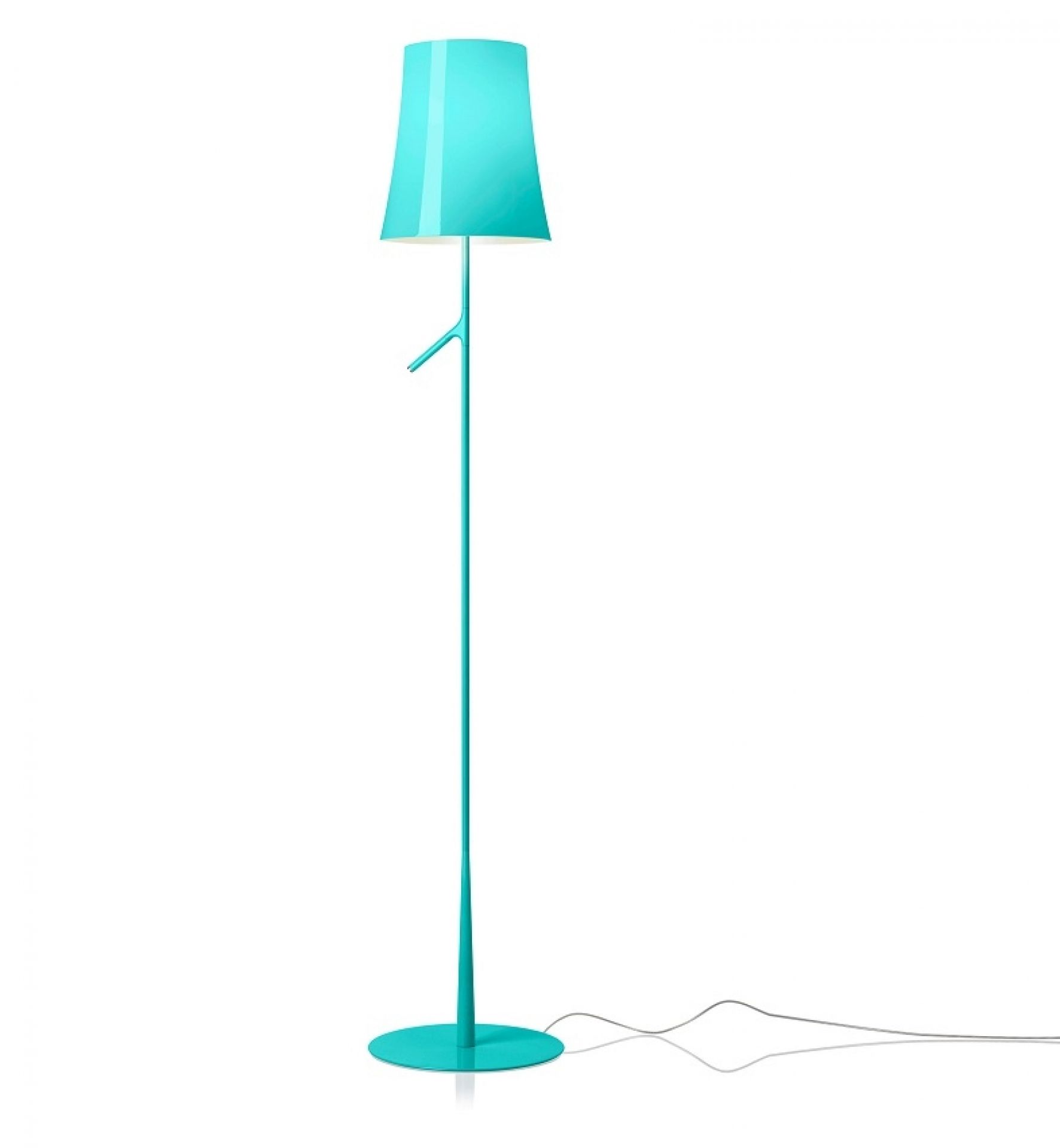 Birdie Lettura Floor Lampadaire Foscarini sans bulb / On - Off circuit Aquamarine