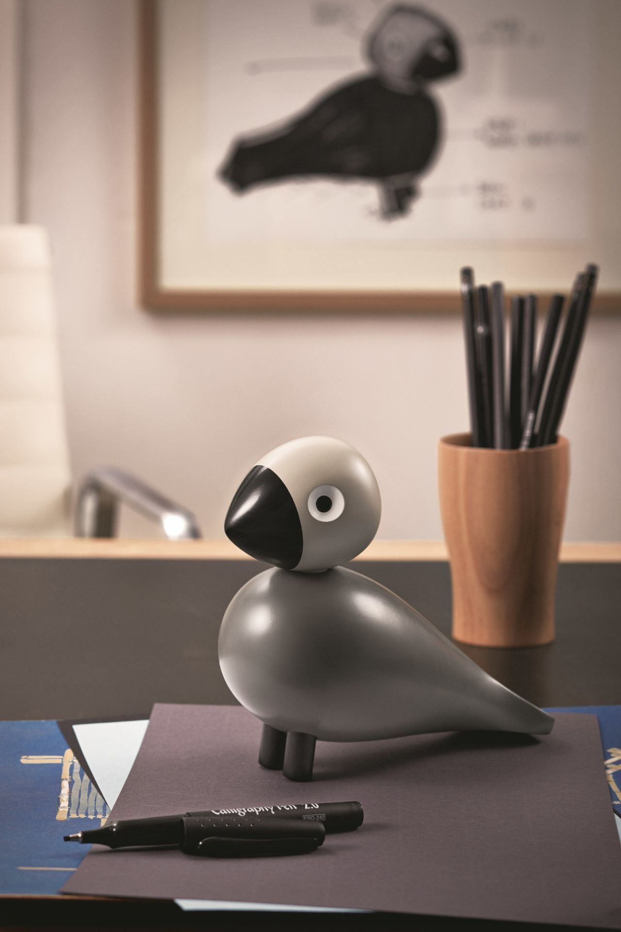 Songbirds Oiseau chanteur Figure en bois Kay Bojesen Sunshine