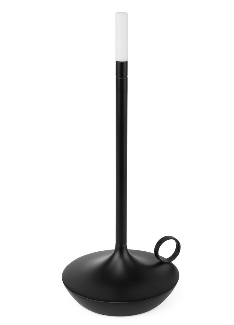 Wick Portable Lampe de batterie / Lampe de table avec USB noir Graypants