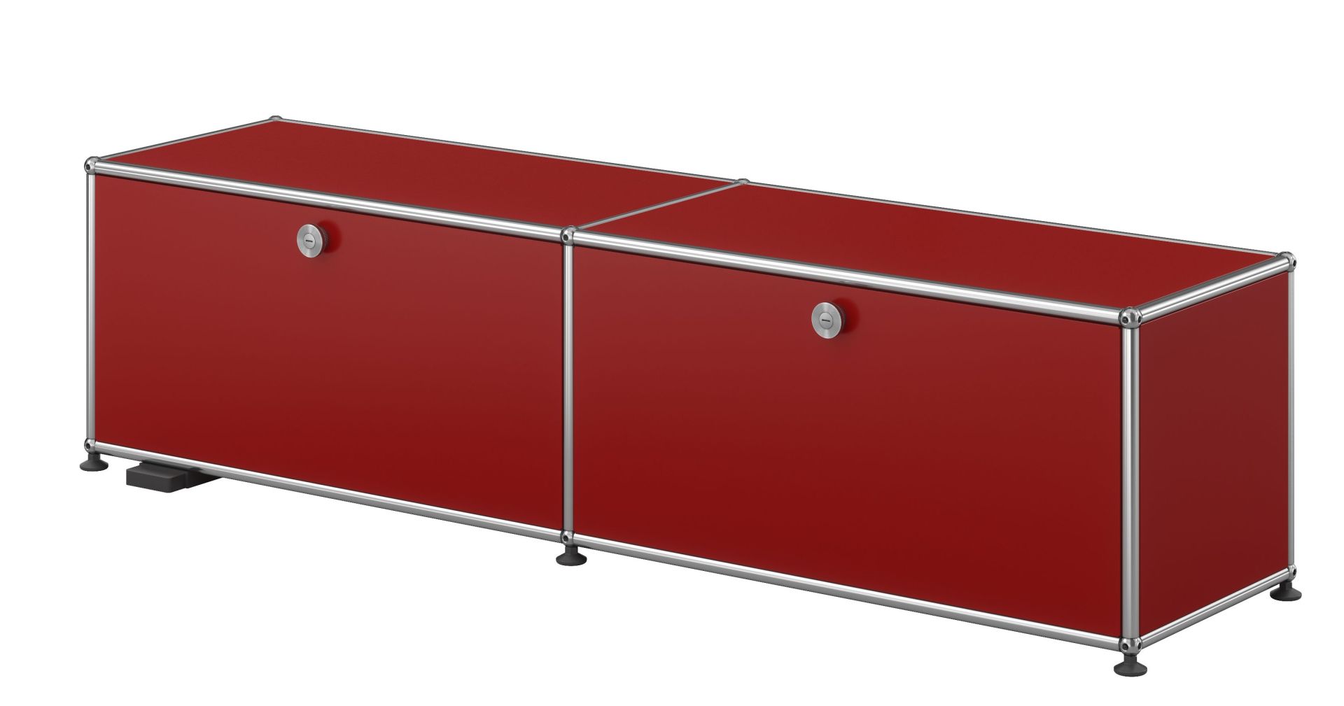 USM Haller Meuble TV/Hi-Fi bas M61 sur roulettes avec 2 portes à charnières LIVRAISON RAPIDE