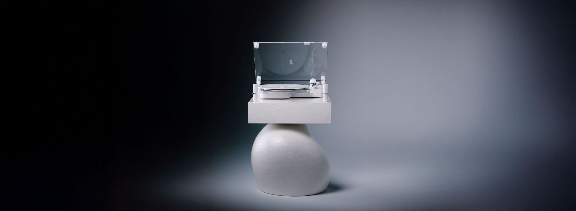 Plateau tournant transparent Transparent