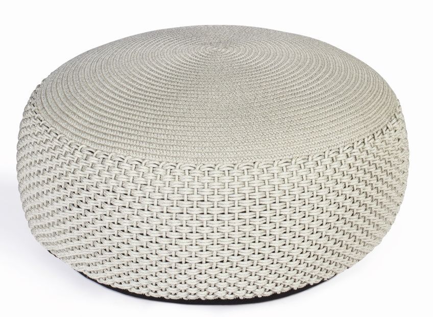 Pouf Tabouret Grand Intérieur / Extérieur Weishäupl Sable