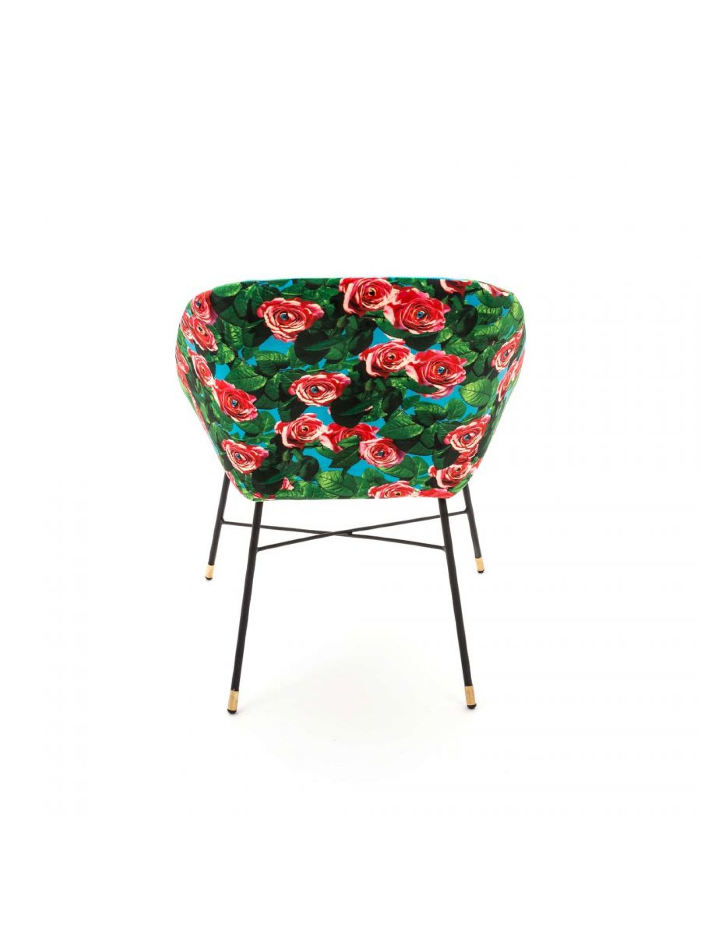 Toiletpaper chaise rembourrée Roses blue Seletti Toiletpaper chaise rembourrée Roses blue Seletti