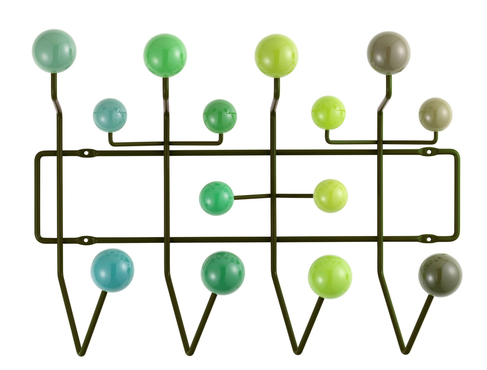 Eames Hang it all vestiaire vert Vitra