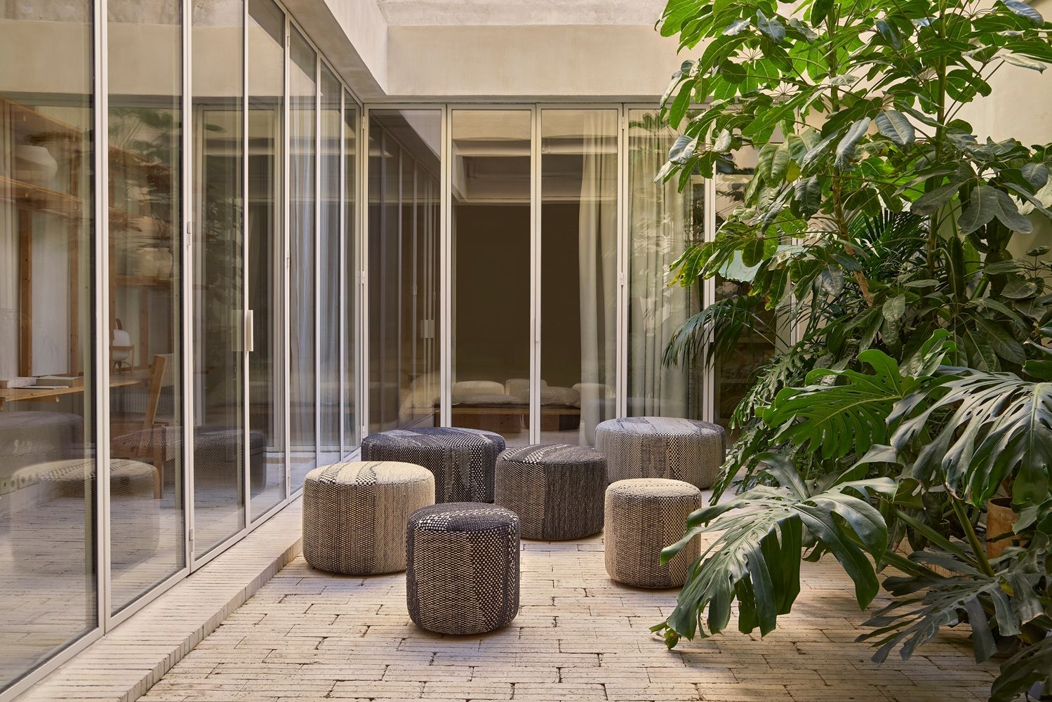 Wabisabi Pouf Tabouret Nanimarquina