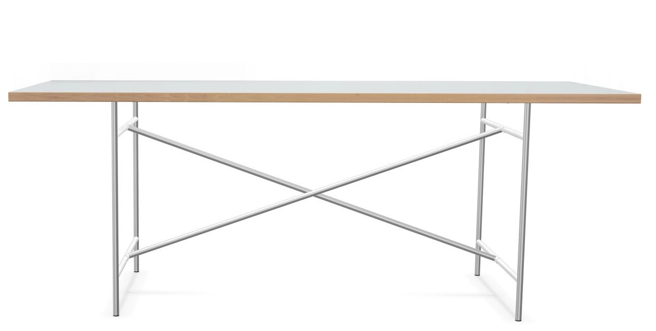 Table de salle à manger Eiermann 2, intérieur complet revêtement en linoléum, bordure en frêne/chêne Richard Lampert OFFRE SPECIALE