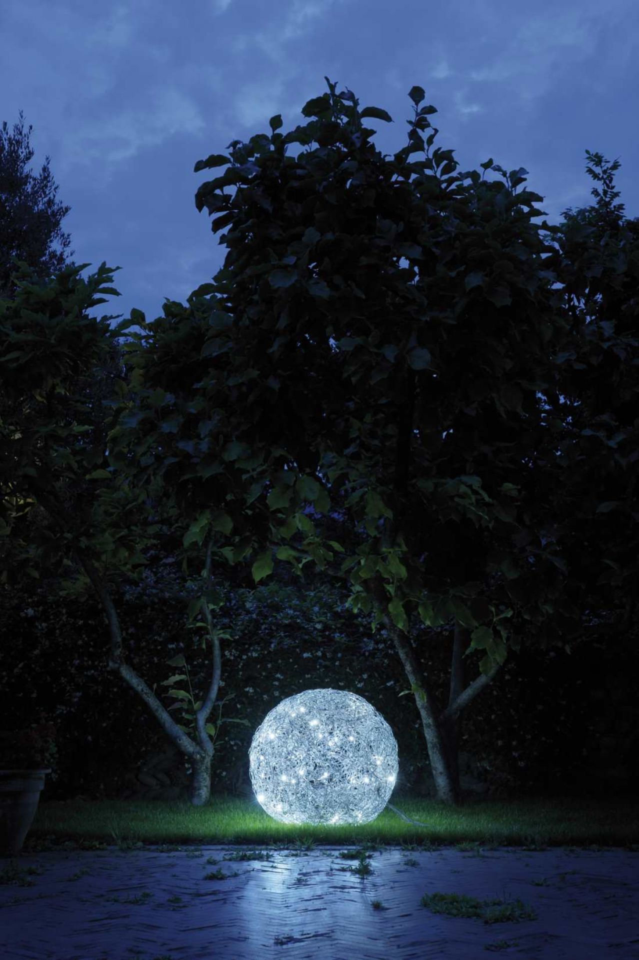 Fil de Fer IP65 LED outdoor lampe de sol Catellani & Smith