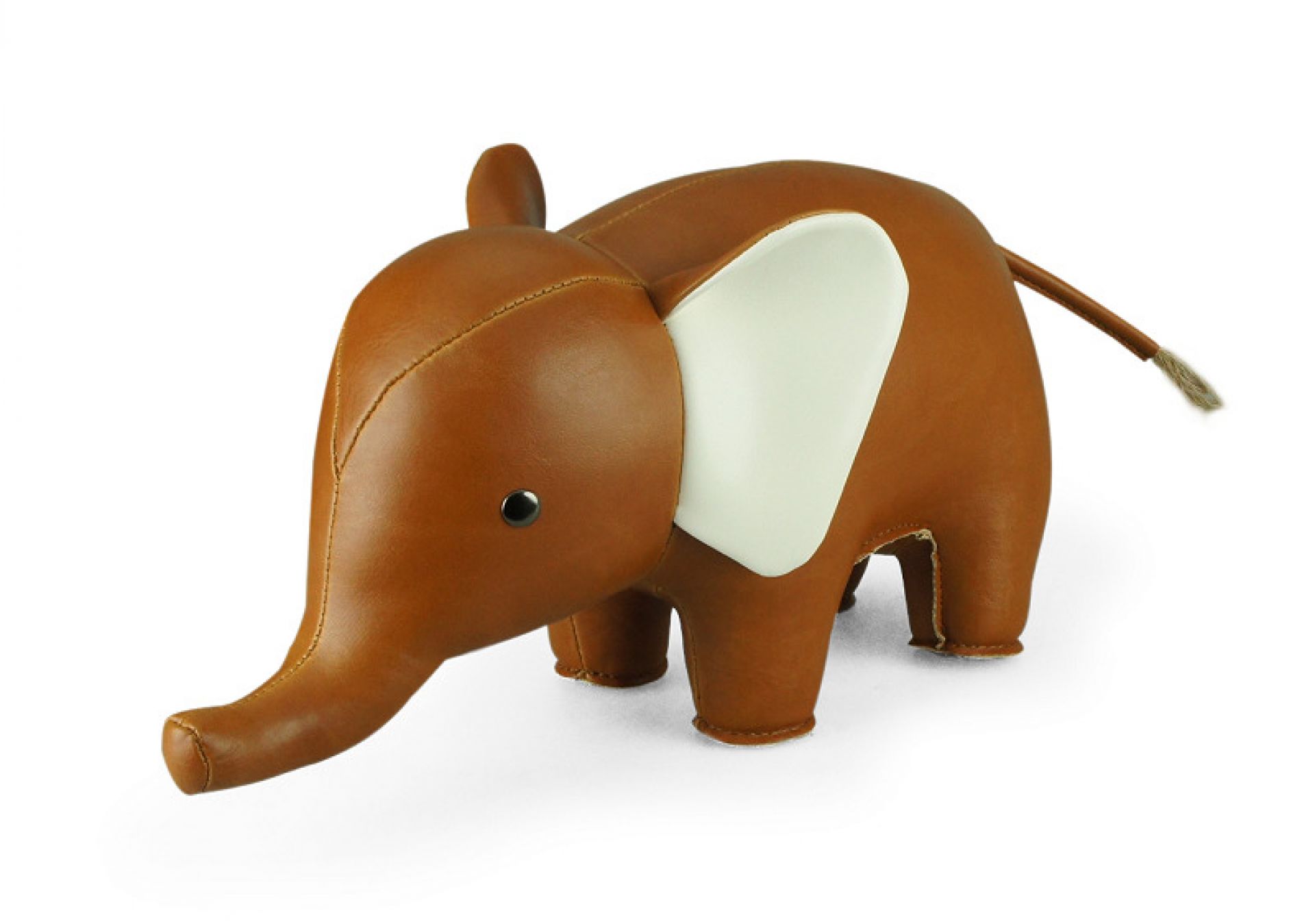 Serre-livres Classic Eléphant Tan/Blanc Züny