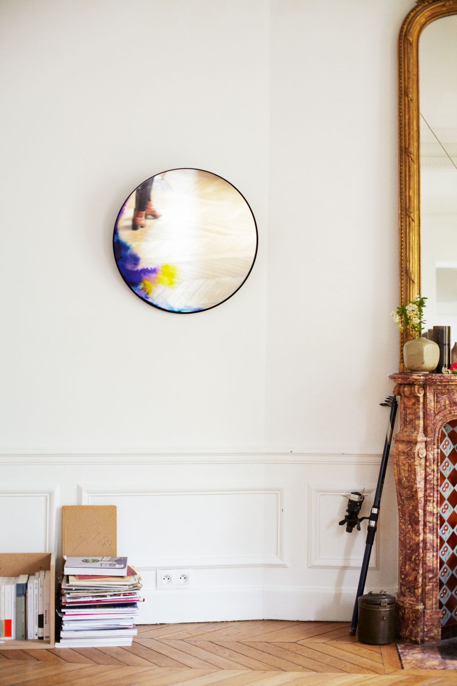 Francis miroir mural petit rose Petite Friture