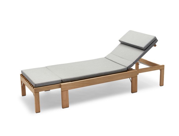 Riviera Cushion Coussin d'assise pour Riviera Sunbed Bain de soleil extérieur Skagerak Ash
