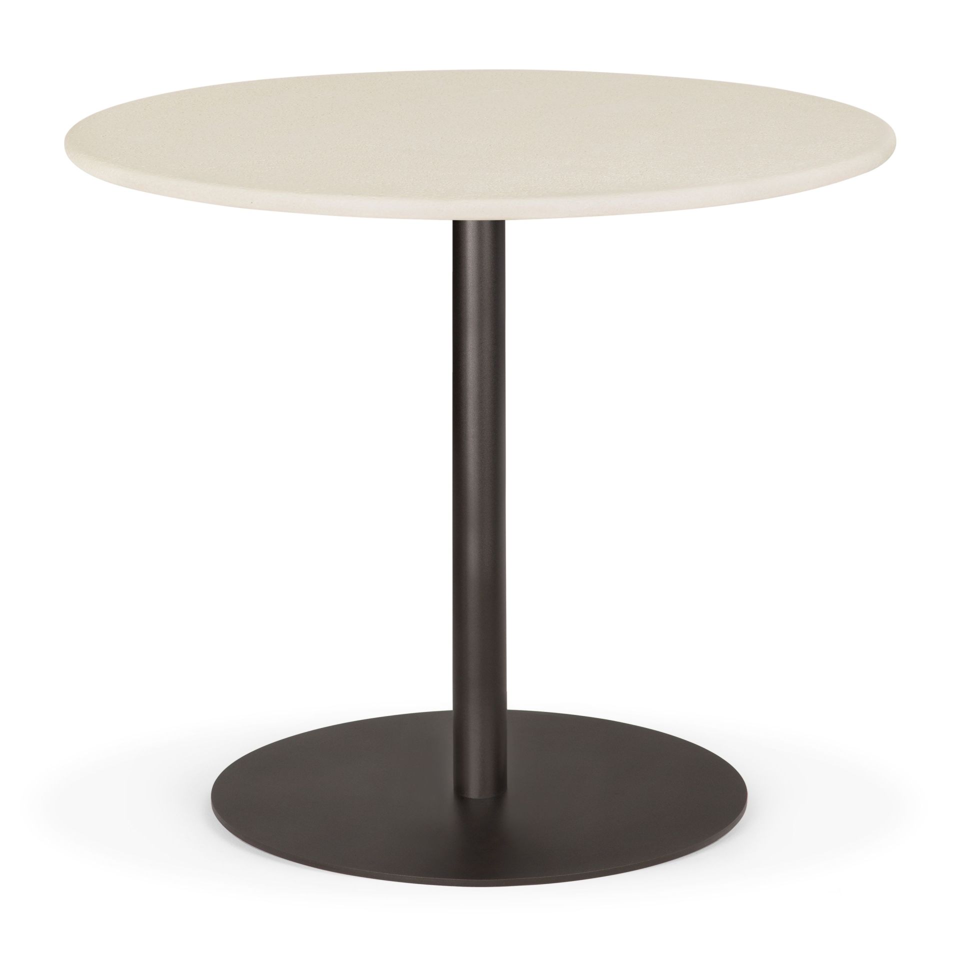 Blend Table Ø90cm Dark Bronze - Off White Ethnicraft