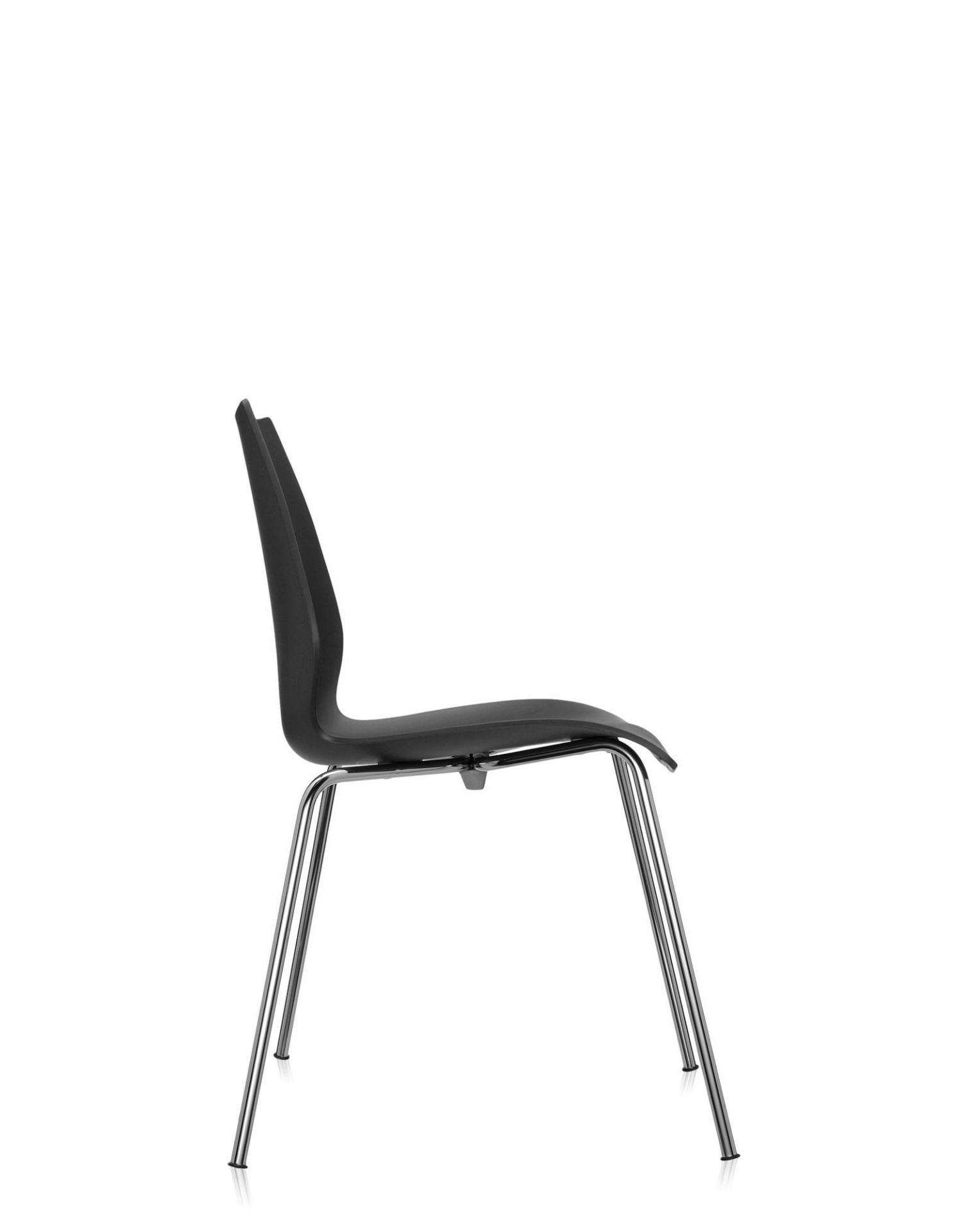 Maui Chaise sans Accoudoirs Kartell Anthracite