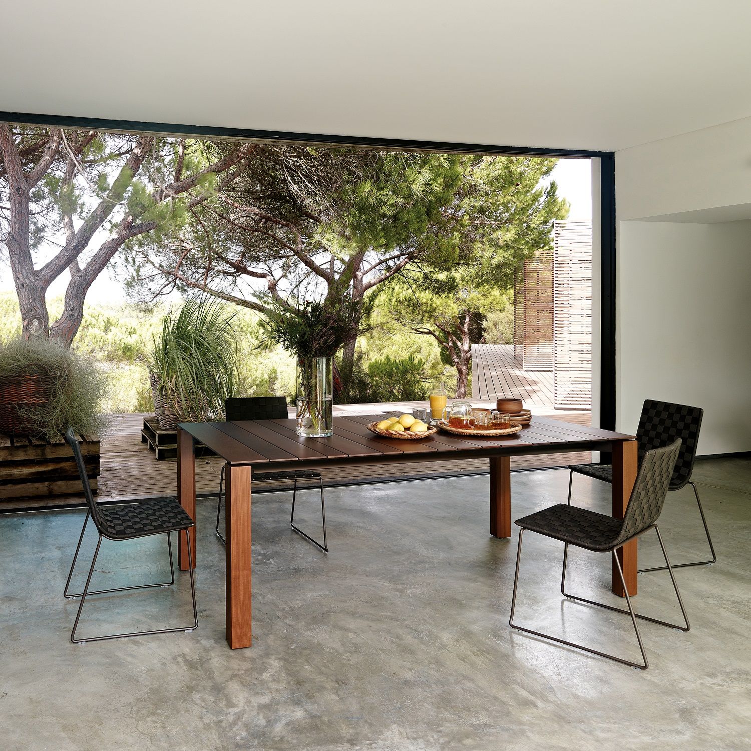 Trenza SI0700 Chaise d'extérieur empilable Andreu World