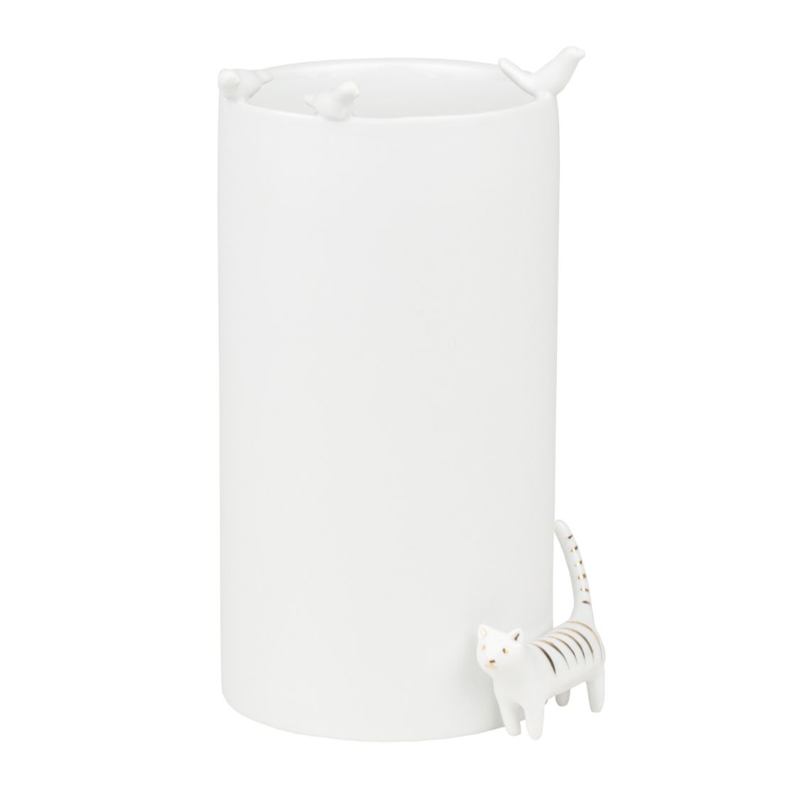 Nuée d'oiseaux Histoires de porcelaine Vase Roues