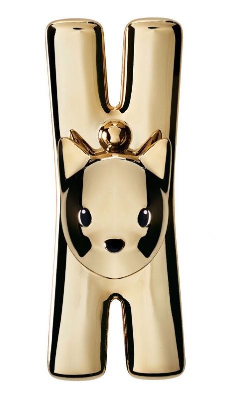 Pinces à Linge Magnétiques Alessi Lampo - Forme Chat - Résine Thermoplastique - Noir - Lot De 2