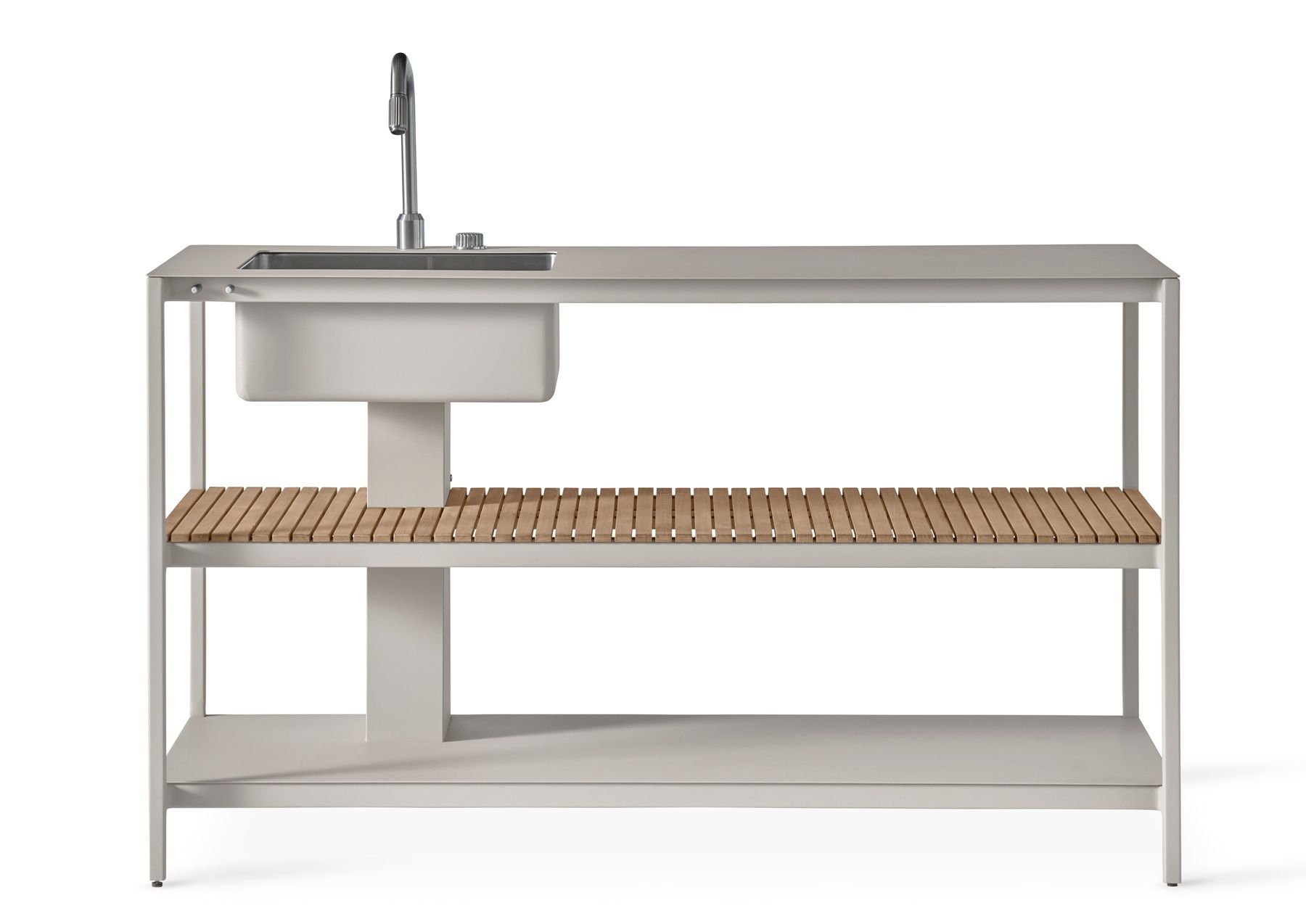 Open-Air Outdoor Kitchen Unit Kitchenette avec évier Vipp