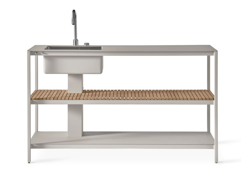 Open-Air Outdoor Kitchen Unit Kitchenette avec évier Vipp