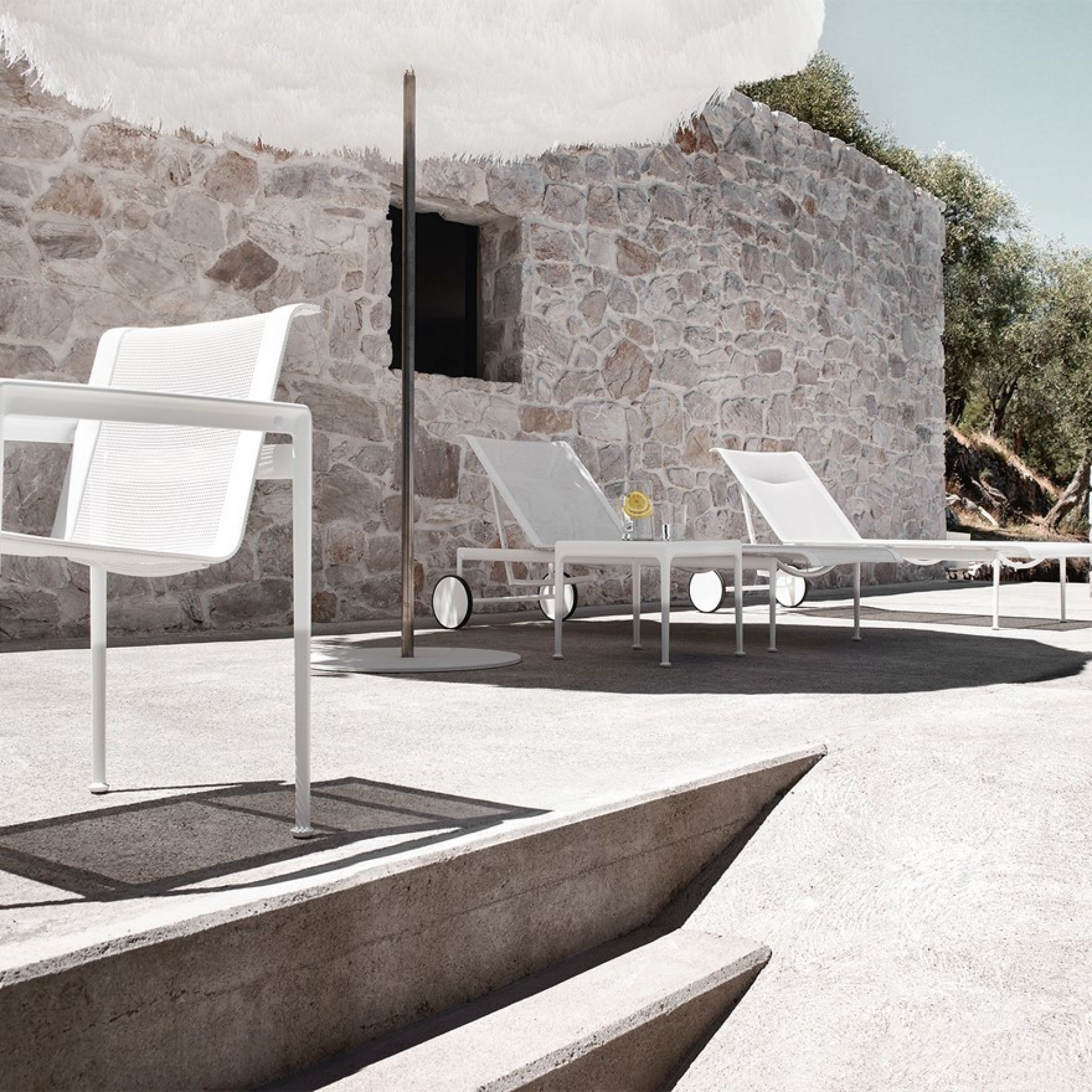 Richard Schultz 1966 Outdoor chaise longue Knoll International 