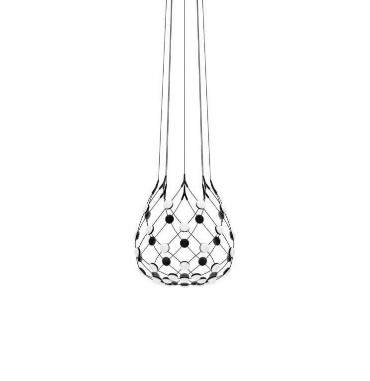 D86 Mesh Plafonnier Ø55cm - Longueur du câble 1m Luceplan