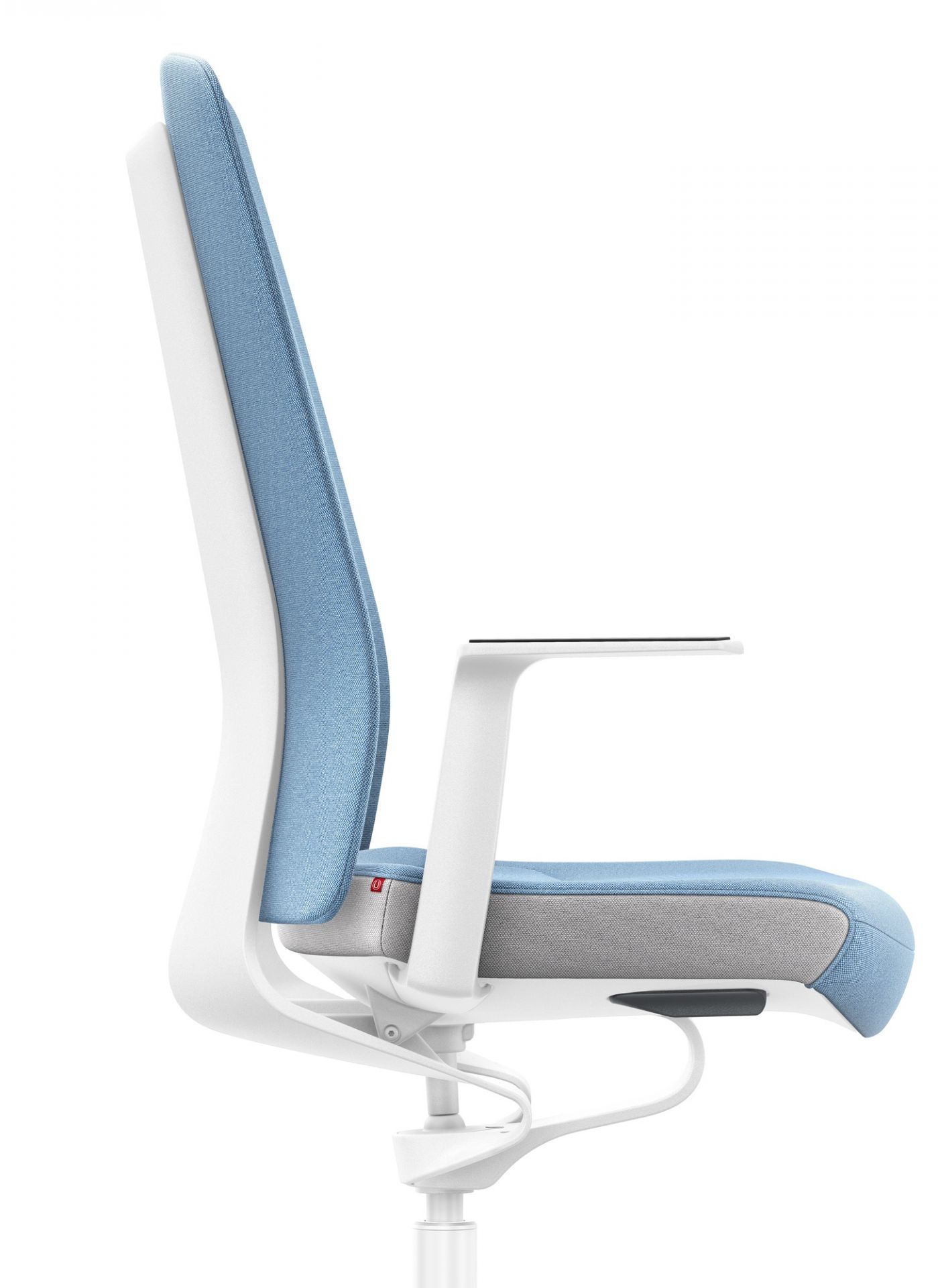 Pure Edition Interior chaise de bureau pivotante Interstuhl Bleu clair