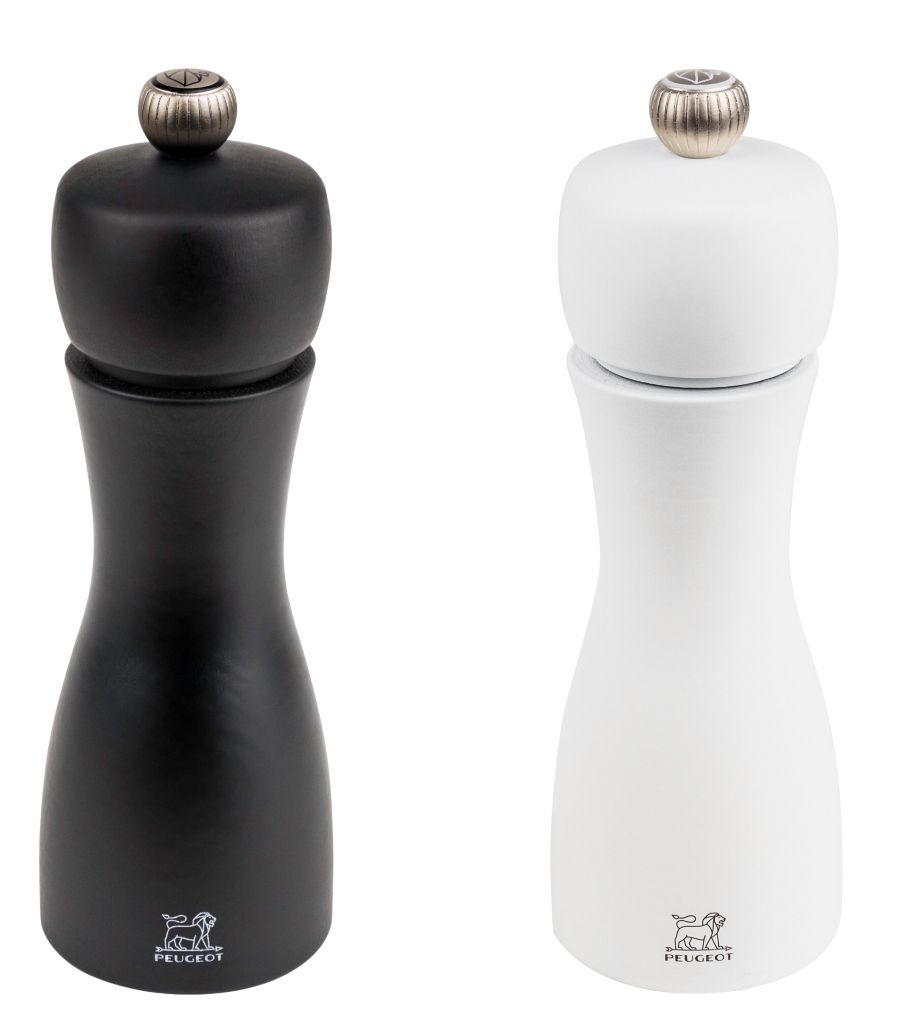 Duo Tahiti blanc et noir Duo moulin à sel et à poivre Peugeot