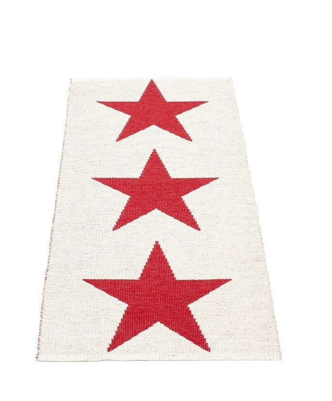 Viggo One Tapis synthétique 70x150 cm Pappelina Rouge
