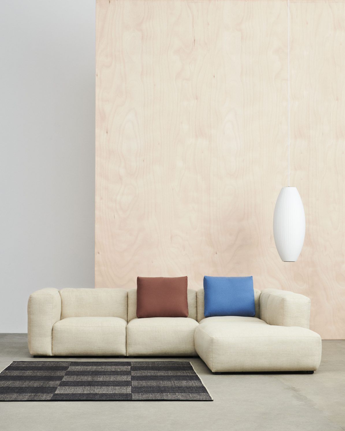 Mags Soft Sofa Corner Combination 2 accoudoir à gauche Hay 
