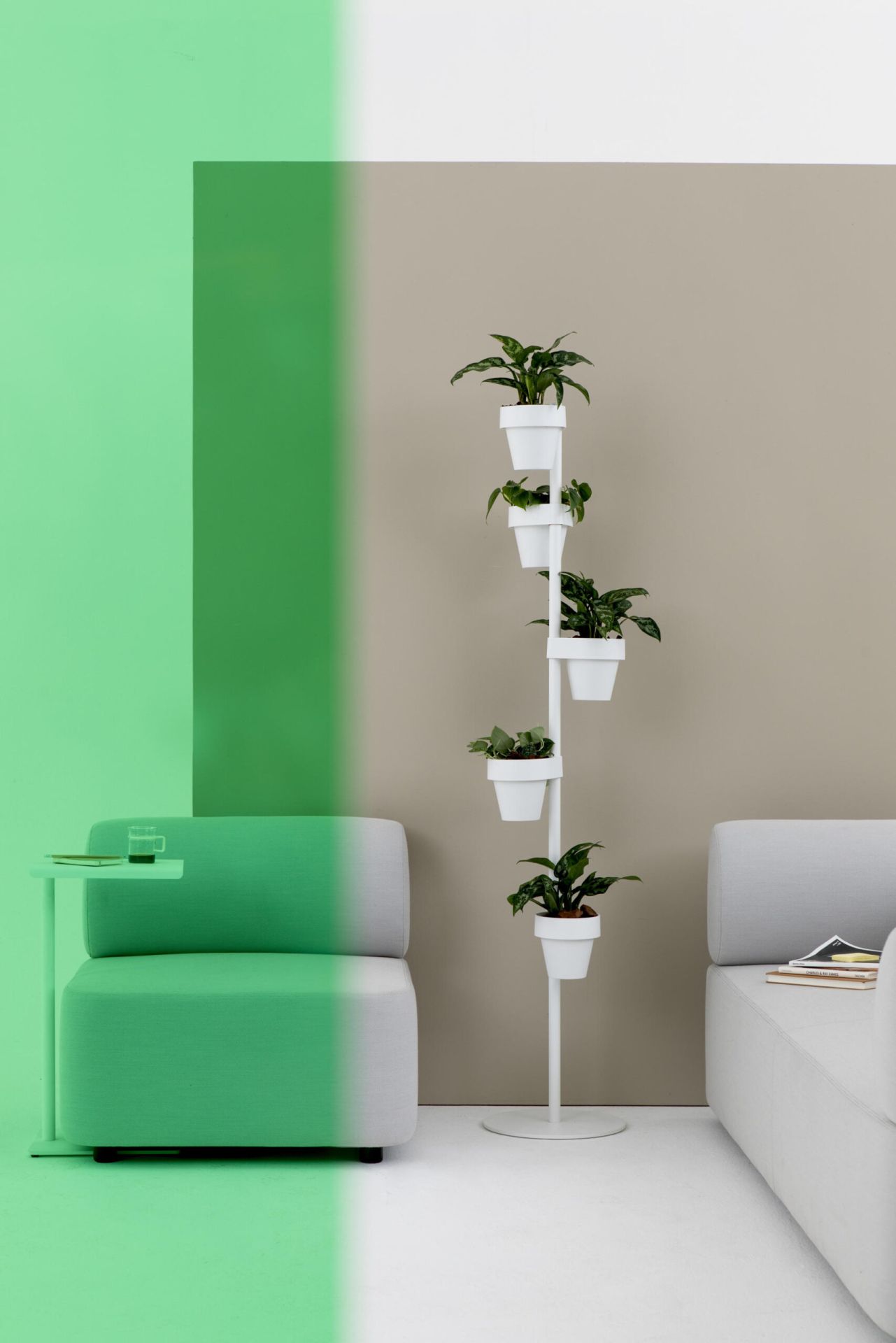 Mezza élément d'assise avec dossier Canapé Cascando 