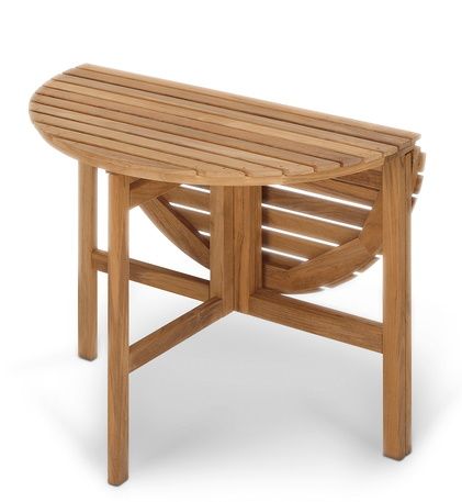 Selandia Table Ø 94 Table d'appoint pliante Outdoor Skagerak by Fritz Hansen