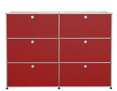 USM Haller Highboard 6 Klappen rot USM Haller Highboard 6 Klappen rot