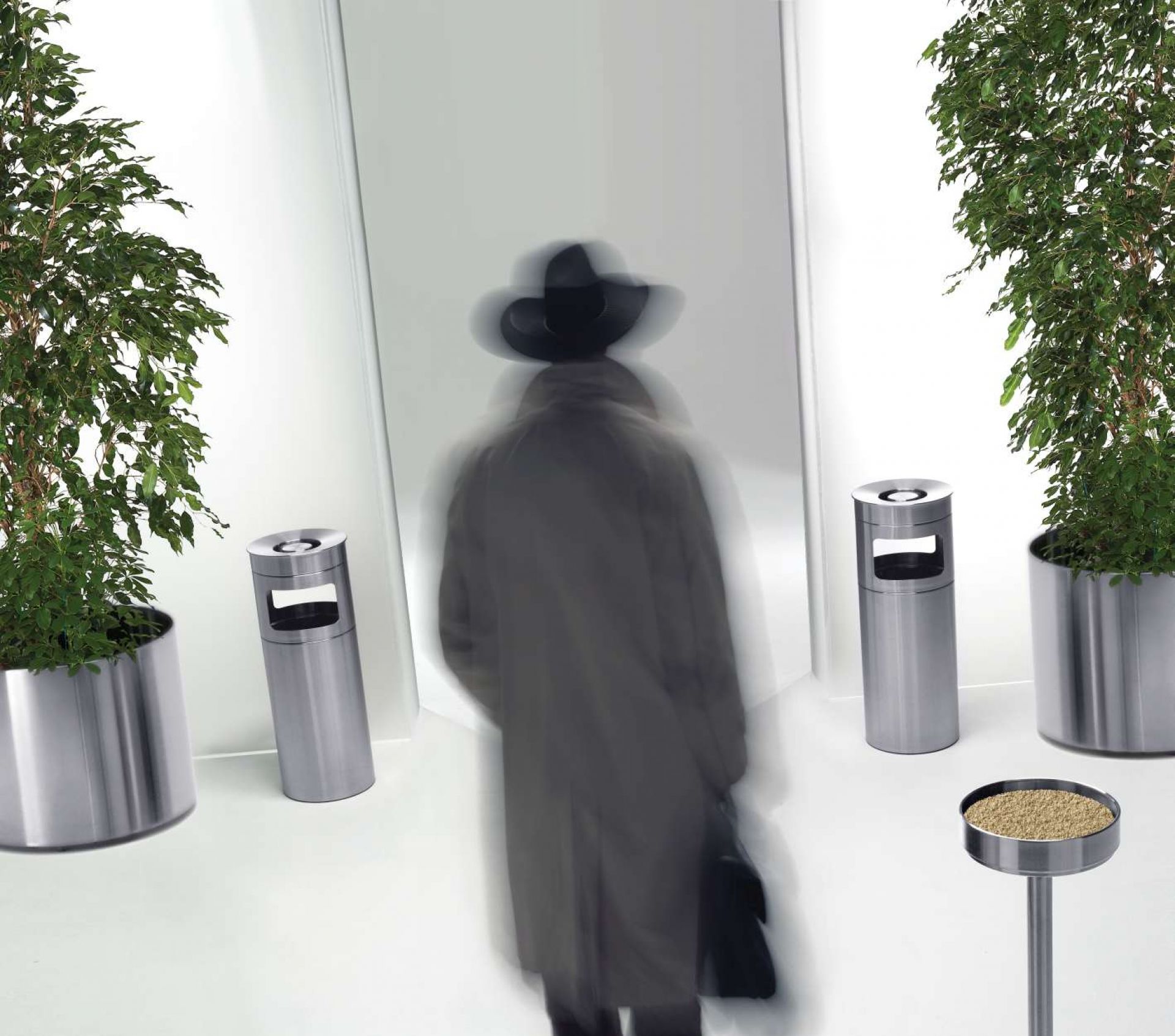 Nox Flora Pot de fleurs sur roulettes Rexite
