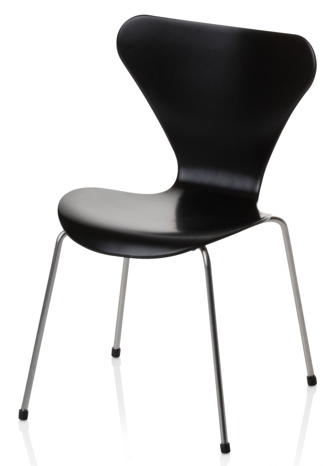Serie 7 Stuhl Miniatur schwarz Fritz Hansen
