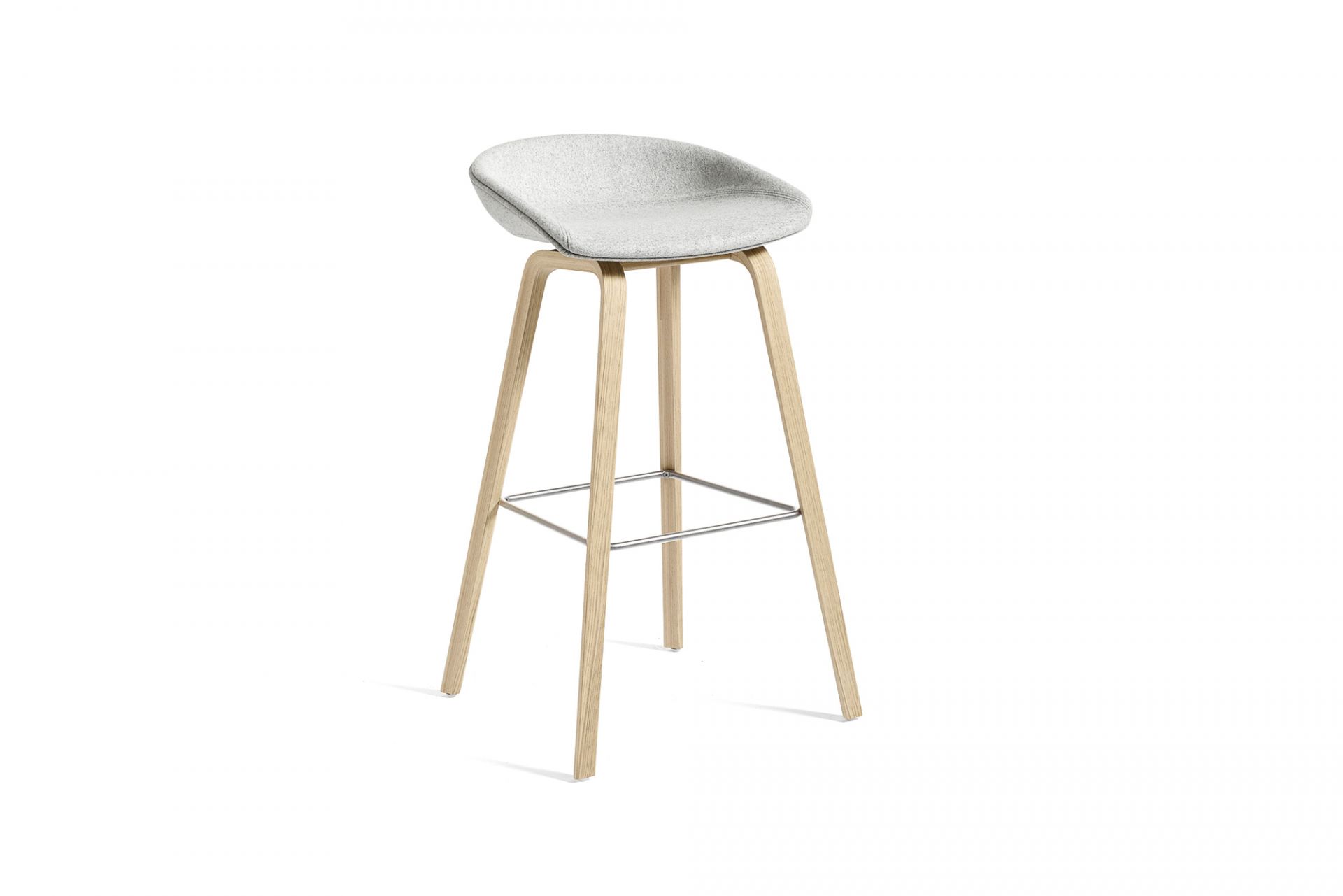About a Stool AAS 33 / AAS33 Tabouret de bar entièrement rembourré Hay