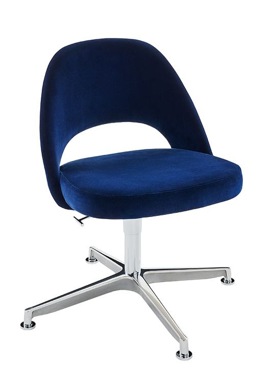Saarinen Relax chaise de conférence 4-étoiles pied pivotant sans accoudoirs Knoll Interntional