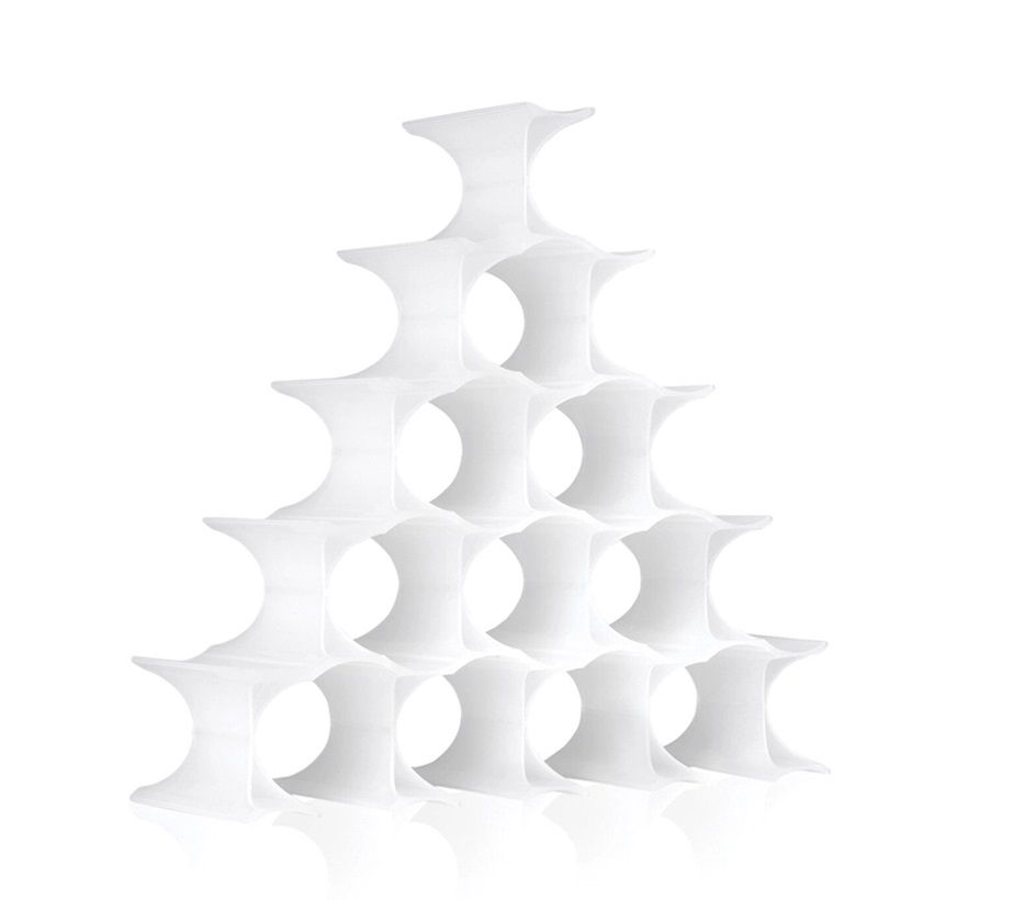 Infinity Porte-bouteilles Blanc Kartell OFFRE SPECIALE