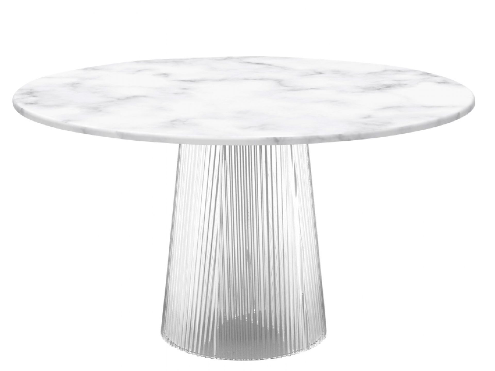 Bent Dining Table Medium Table a manger Pulpo Blanc
