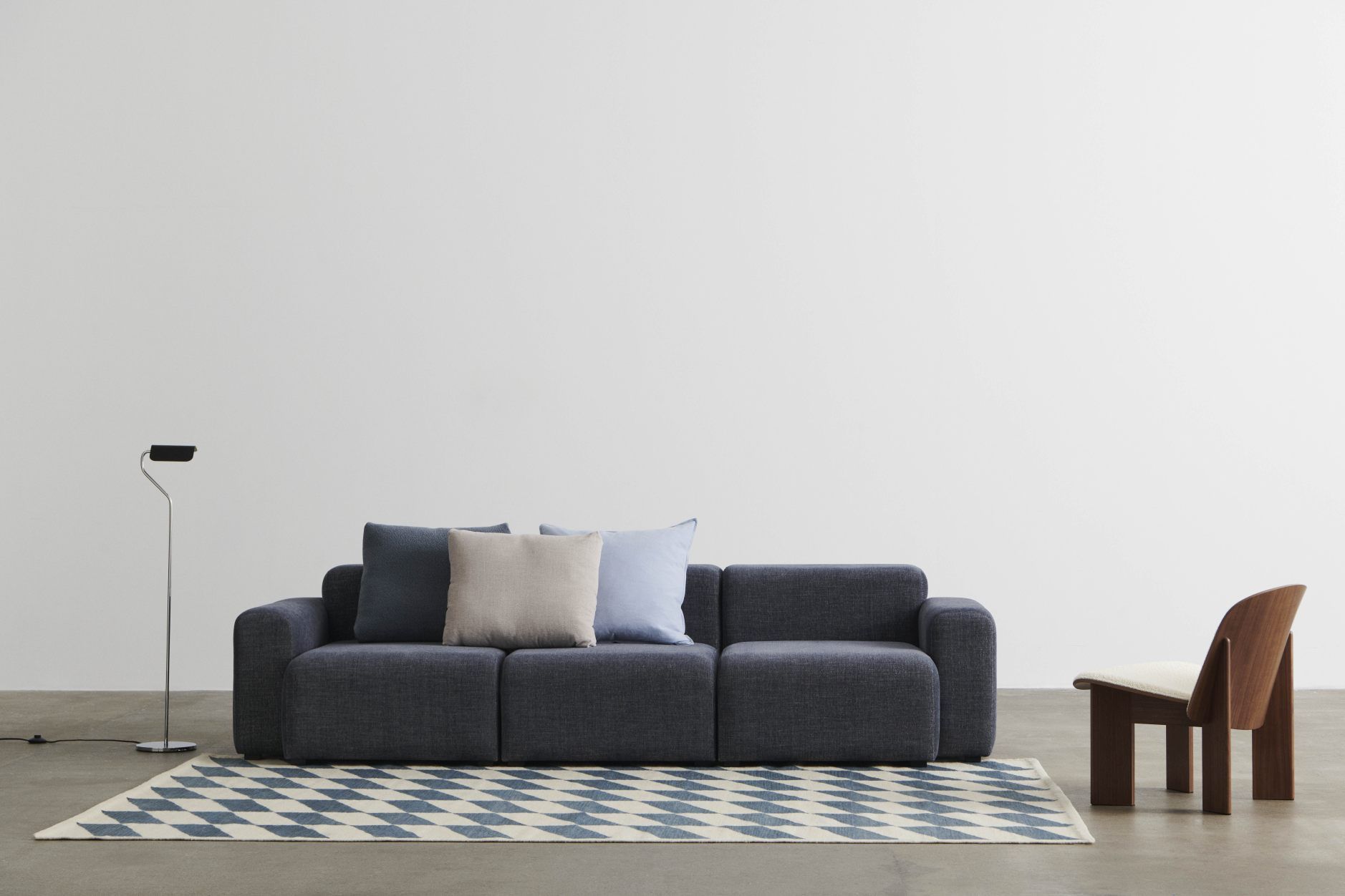 Canapé Mags 3 places Combination 1 Low Armrest Hay