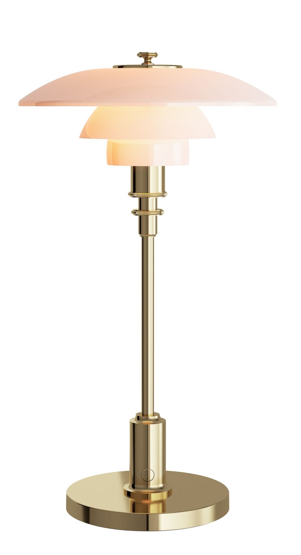 PH 2/1 Lampe portable à batterie / lampe de table Louis Poulsen Laiton