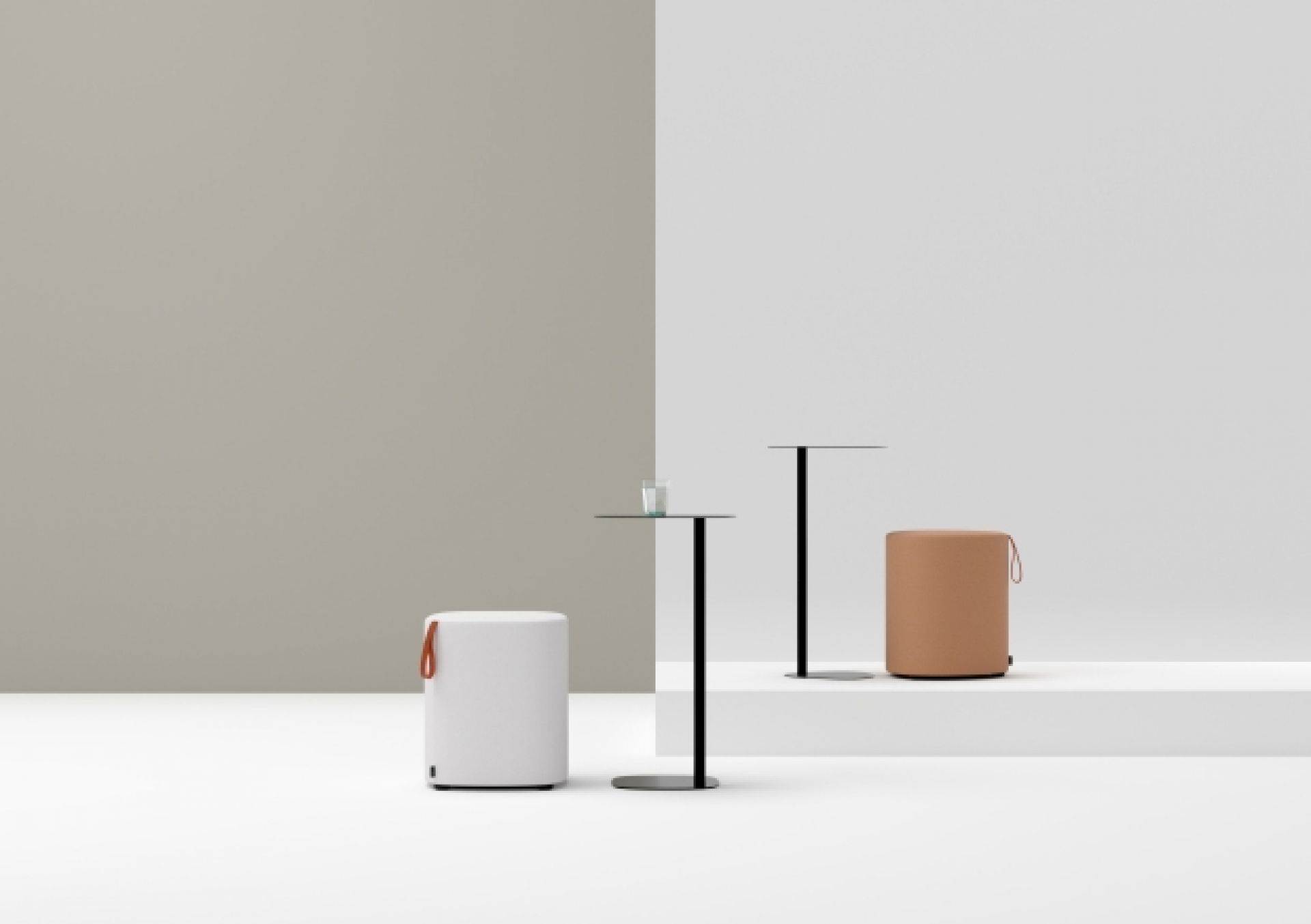 Pully Square Tabouret Cascando