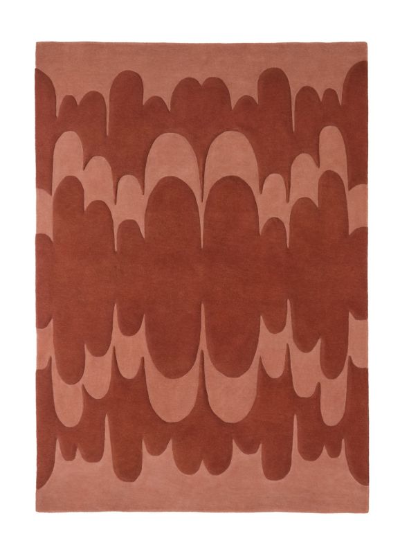 Lucia Eames Echo Tapis Terracotta Nanimarquina