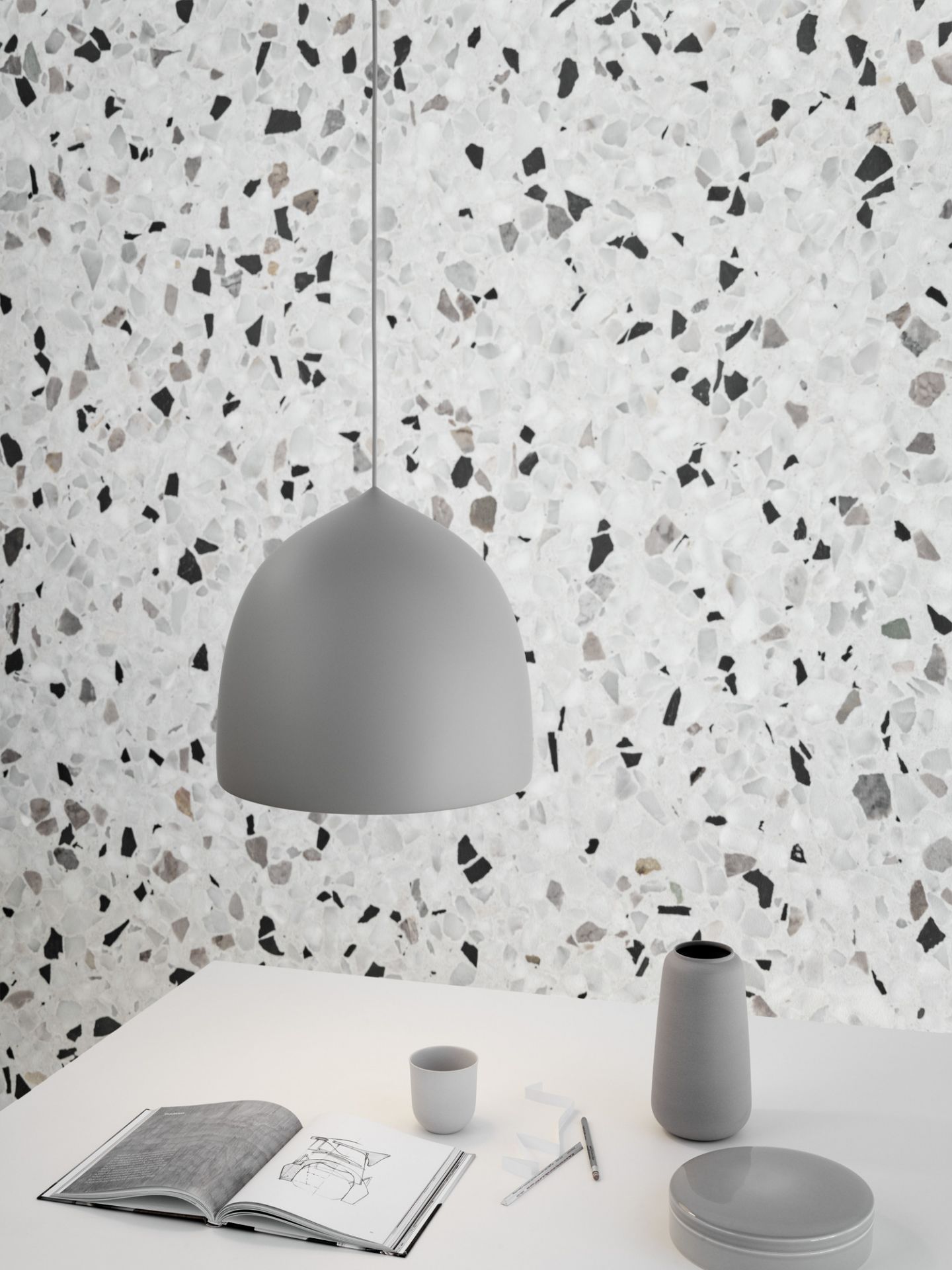 Suspence P1 Lampe à Suspension Fritz Hansen Blanc