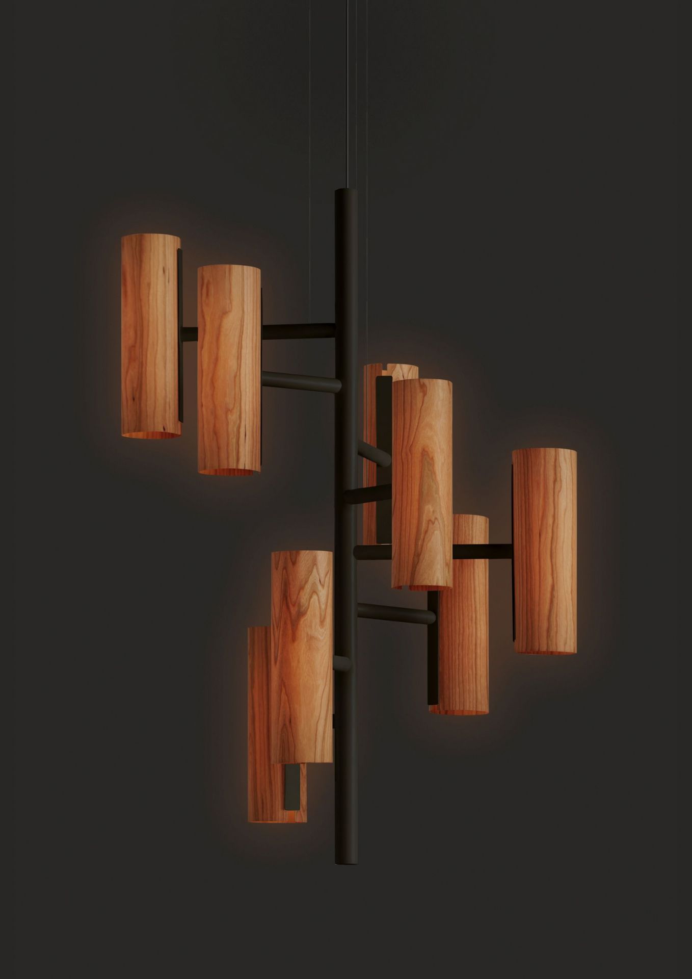 Black Note Chandelier LZF Lamps