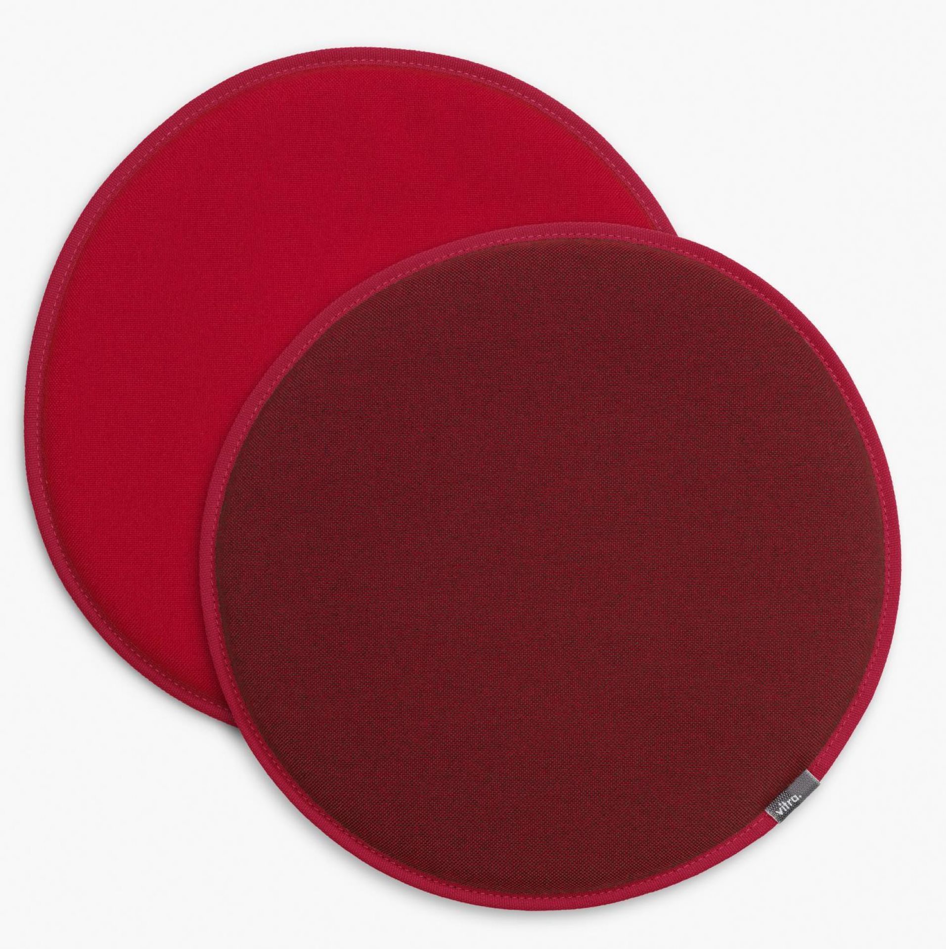 Seat Dot Sitzkissen Vitra-dunkelrot-nero / dunkelrot-eisblau OFFRE SPECIALE
