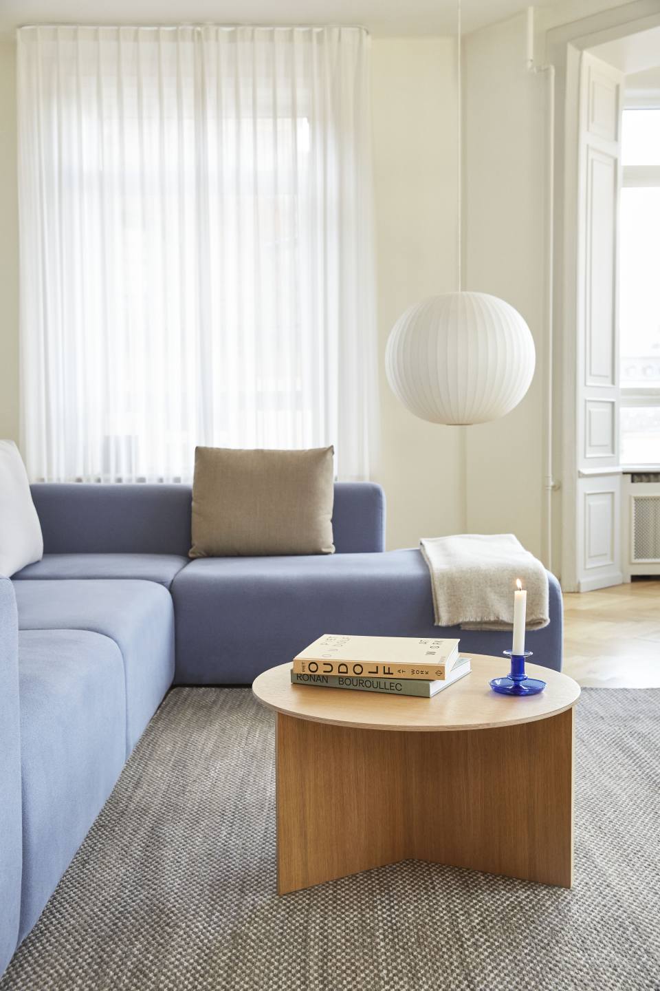 Mags Sofa Corner Combination 2 Low Armrest avec accoudoir à droite Hay