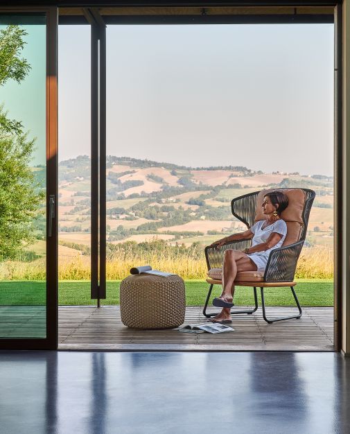 Pouf tabouret Medium Indoor / Outdoor Weishäupl