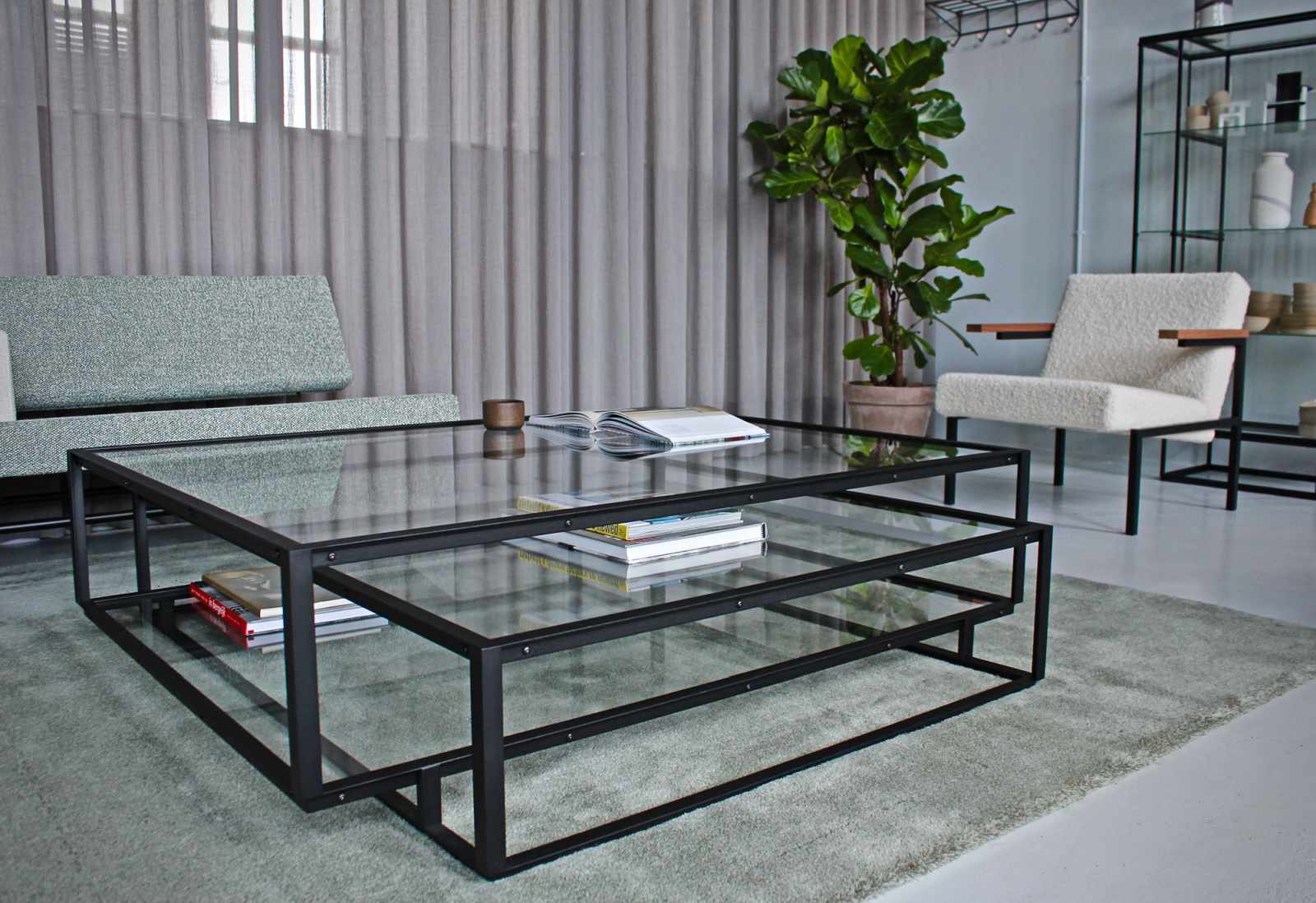 Tangled Square Table de salon Table basse Spectrum